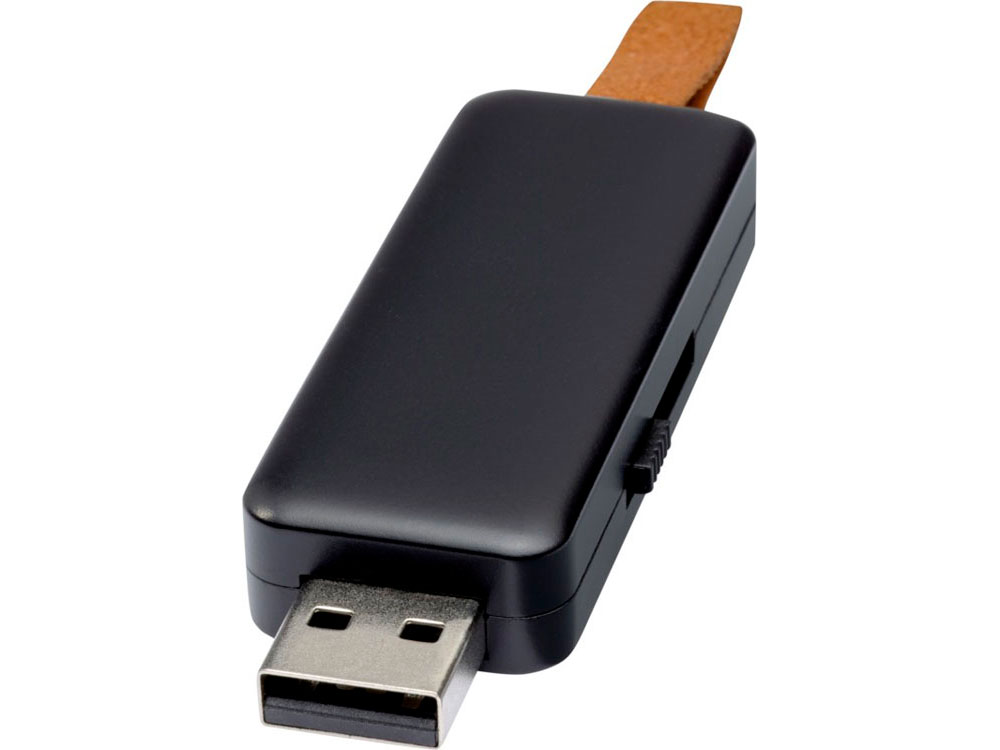 USB-флешка на 4 Гб Gleam с подсветкой с логотипом  | Print Logo