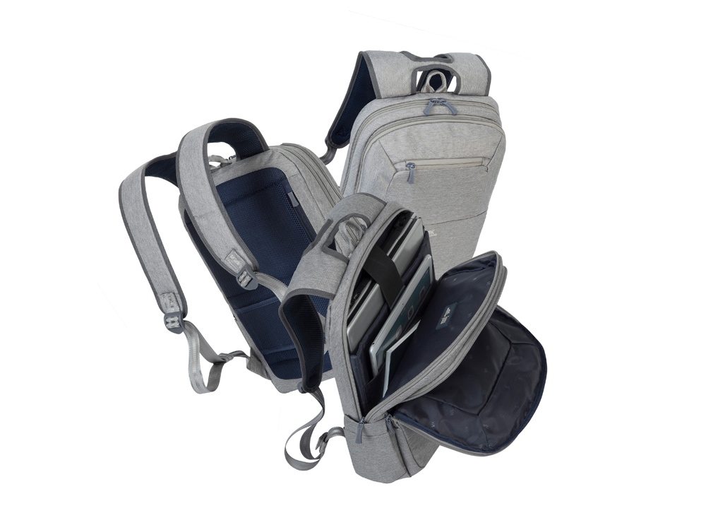 RIVACASE 7760 grey ECO рюкзак для ноутбука 15.6
