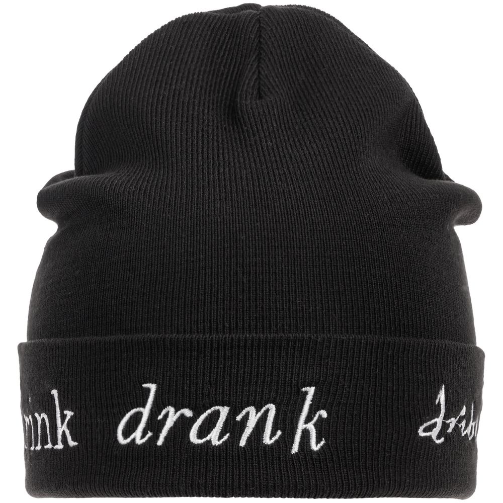 Шапка с вышивкой Drunk — пример нанесения логотипа (Ловец слов) | Print Logo