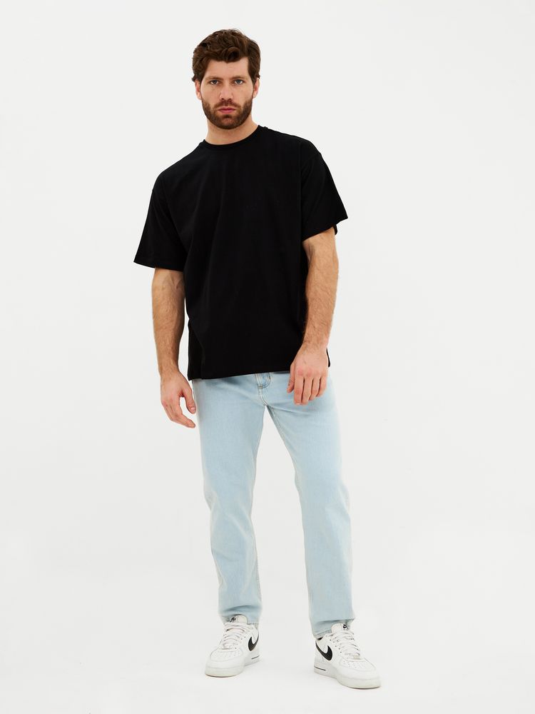 Футболка Oversize Premium, черная, размер XXL