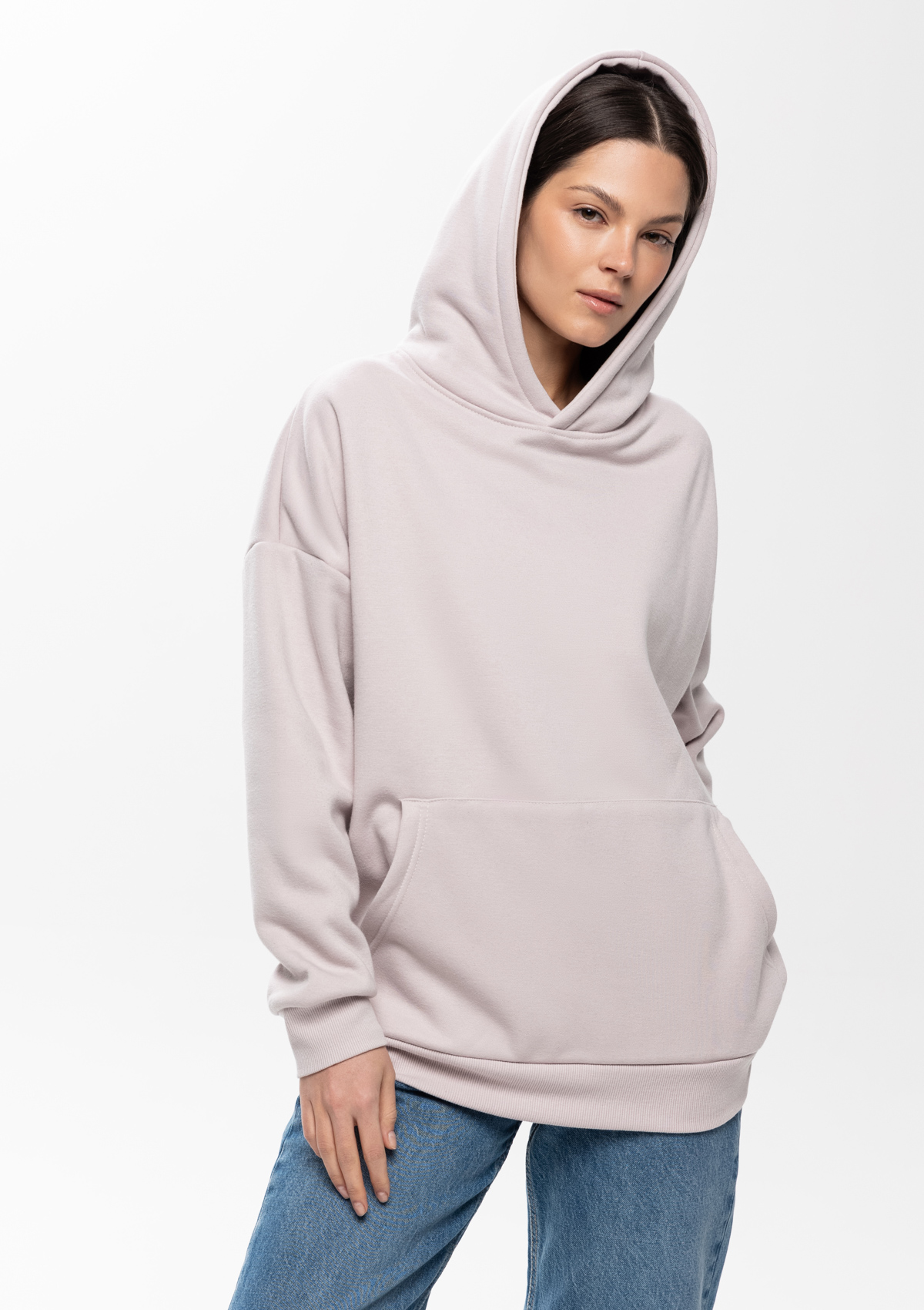 Худи унисекс STAN оверсайз интерсофт 320, 69, Кремовый,  (52)  (54/XXL)