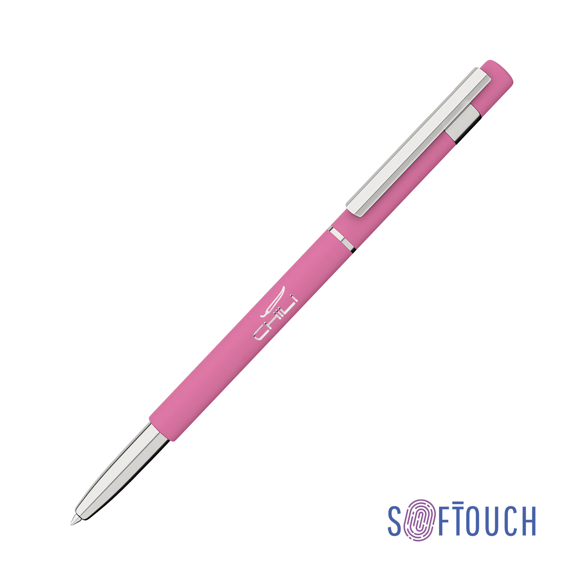 Ручка шариковая "Star", покрытие soft touch, красный