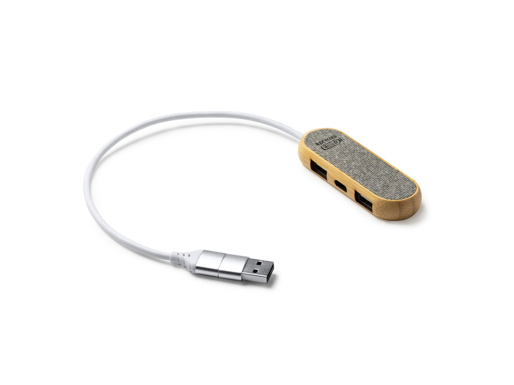 USB хаб BADOC с логотипом  | Print Logo