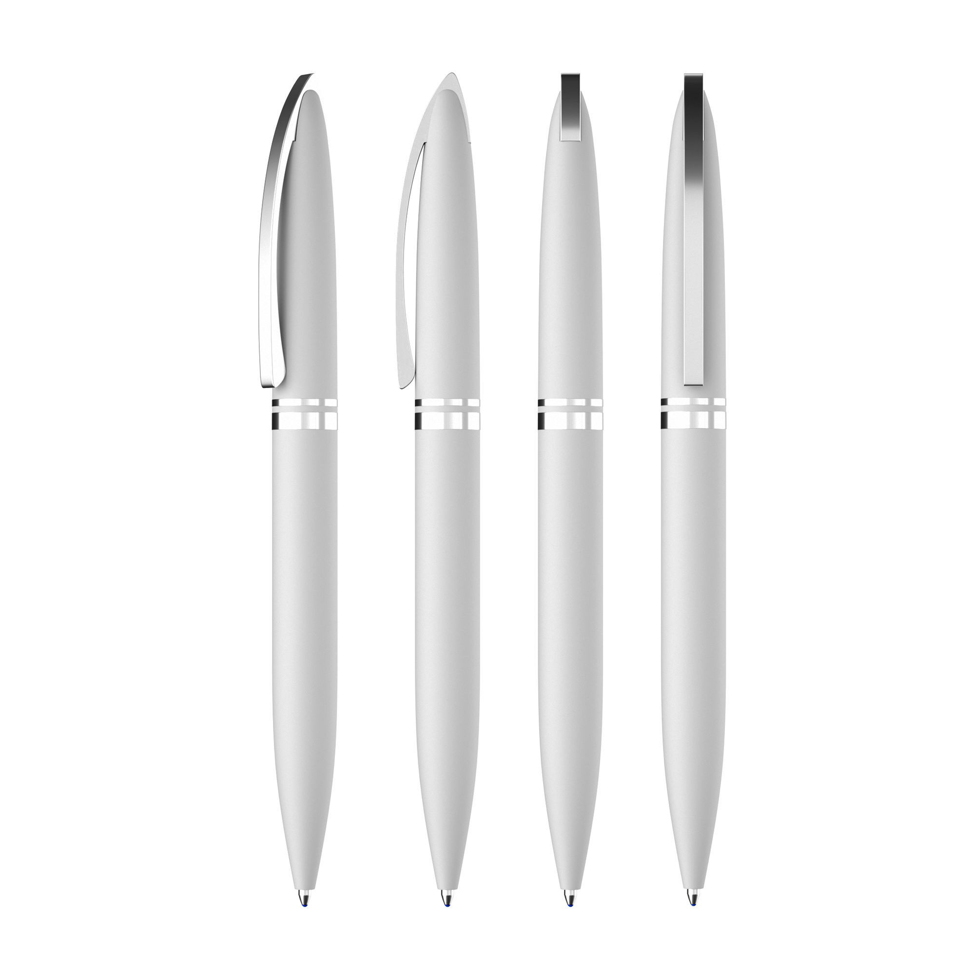 Ручка шариковая "Rocket", покрытие soft touch, оранжевый