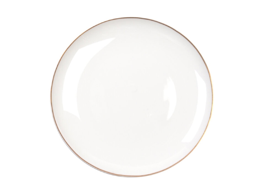 Тарелка PLATE UNI GLD с логотипом Valerie Concept | Print Logo