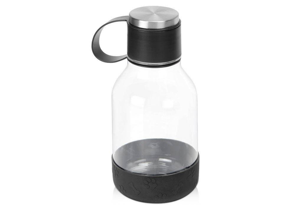 Бутылка для воды 2-в-1 Dog Bowl Bottle со съемной миской для питомцев, 1500 мл с логотипом Asobu | Print Logo