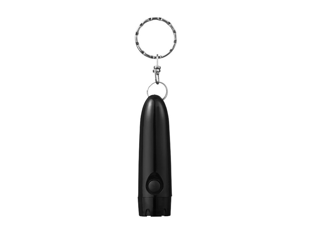 Брелок-фонарик Bullet, черный