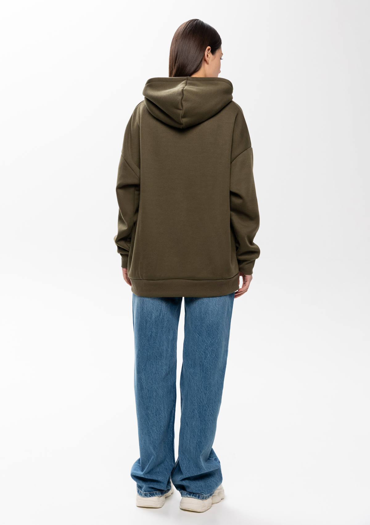 Худи унисекс STAN оверсайз интерсофт 320, 69, Оливковый хаки,  (36)  (54/XXL)