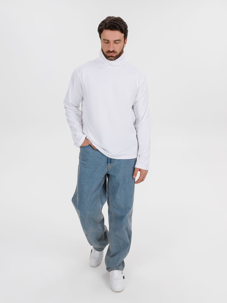 Лонгслив из бифлекса Morfiss, белый, размер XL/XXL