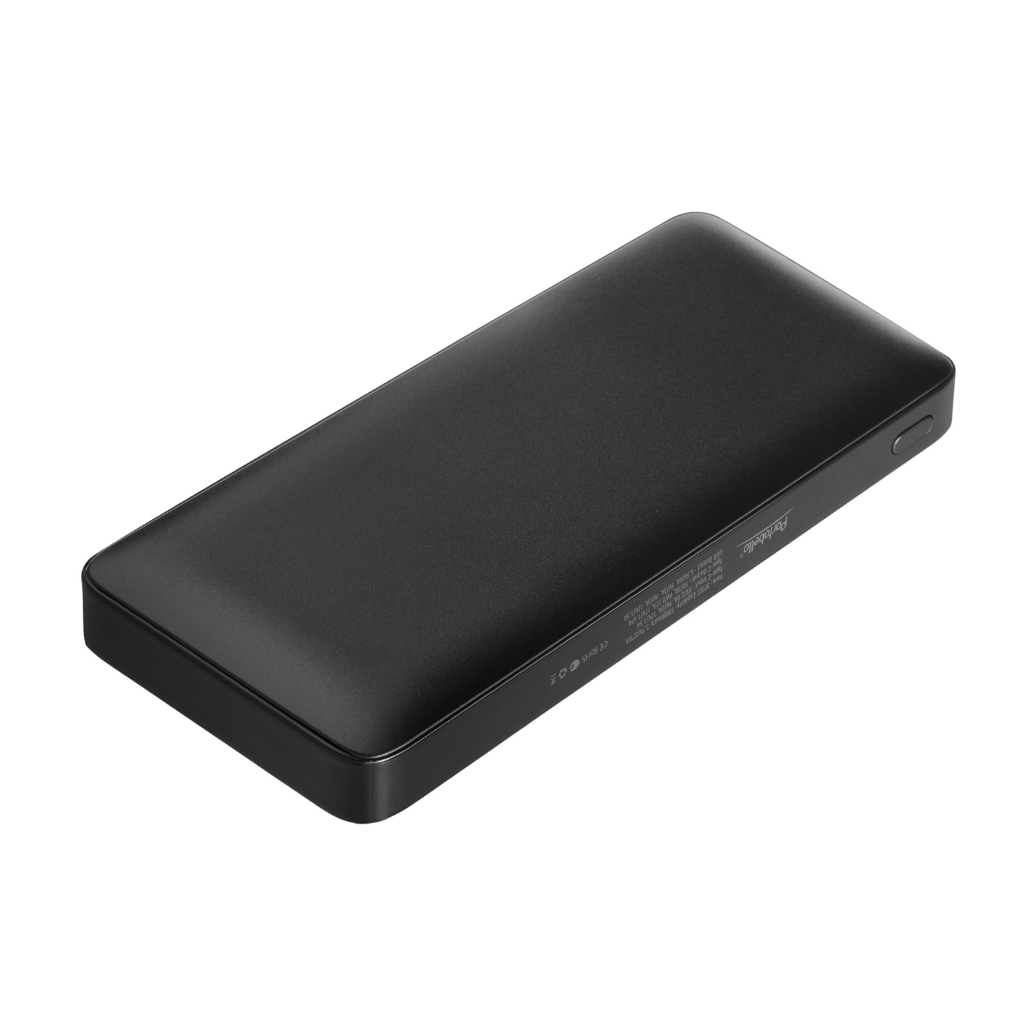 Внешний аккумулятор с цветной подсветкой Анкор Макс Плюс PD (Ancor PD Max Plus) 10000 mAh, черный фото на сайте Print Logo.