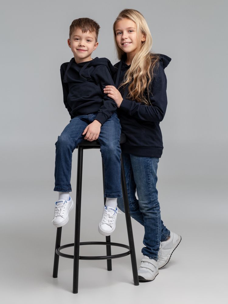 Худи детское Kirenga Kids 2.0, темно-синее, 8 лет