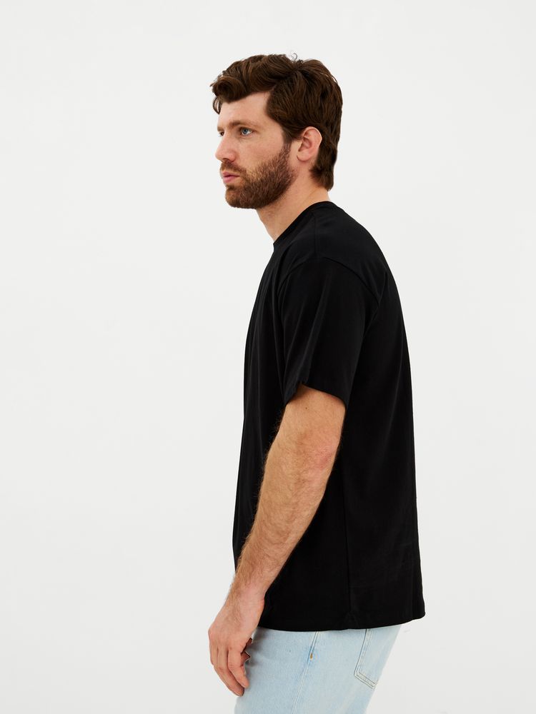 Футболка Oversize Premium, черная, размер XXL