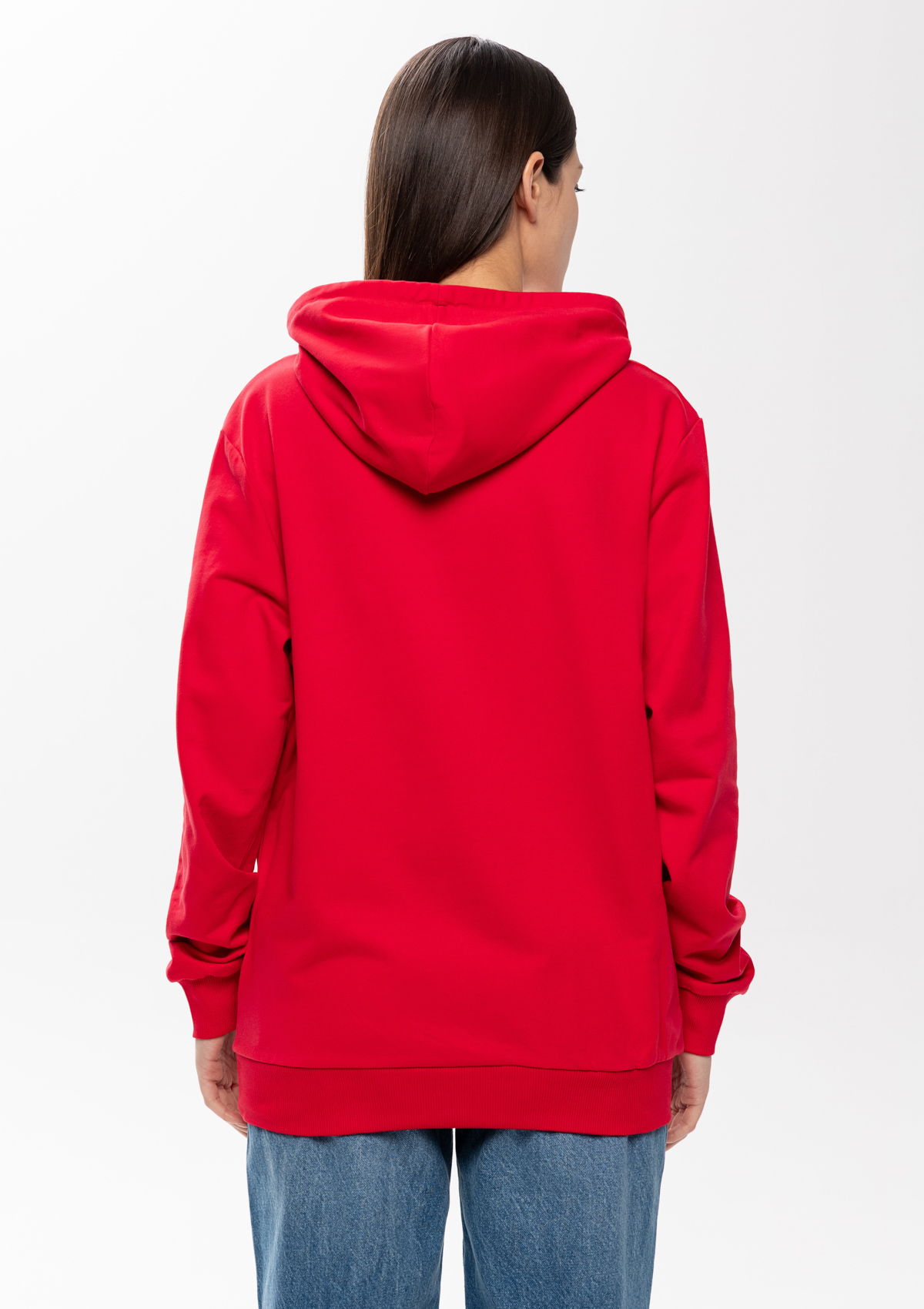 Худи унисекс STAN футер без начёса 260, 23, Красный,  (14)  (52/XL)