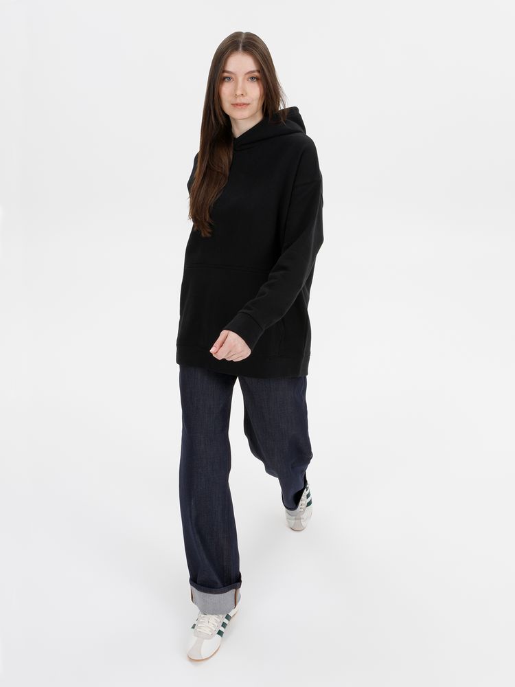 Худи оверсайз унисекс Snuggie, черное, размер XL/XXL