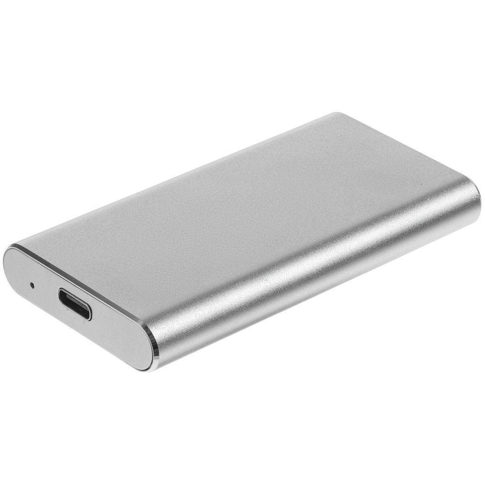 Портативный внешний диск SSD Uniscend Drop, 256 Гб, черный с логотипом Uniscend | Print Logo