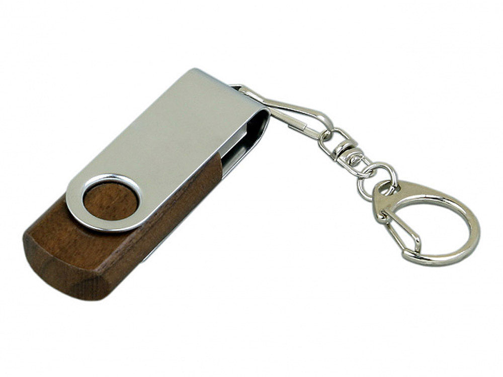 USB 3.0- флешка промо на 128 Гб с поворотным механизмом с логотипом  | Print Logo