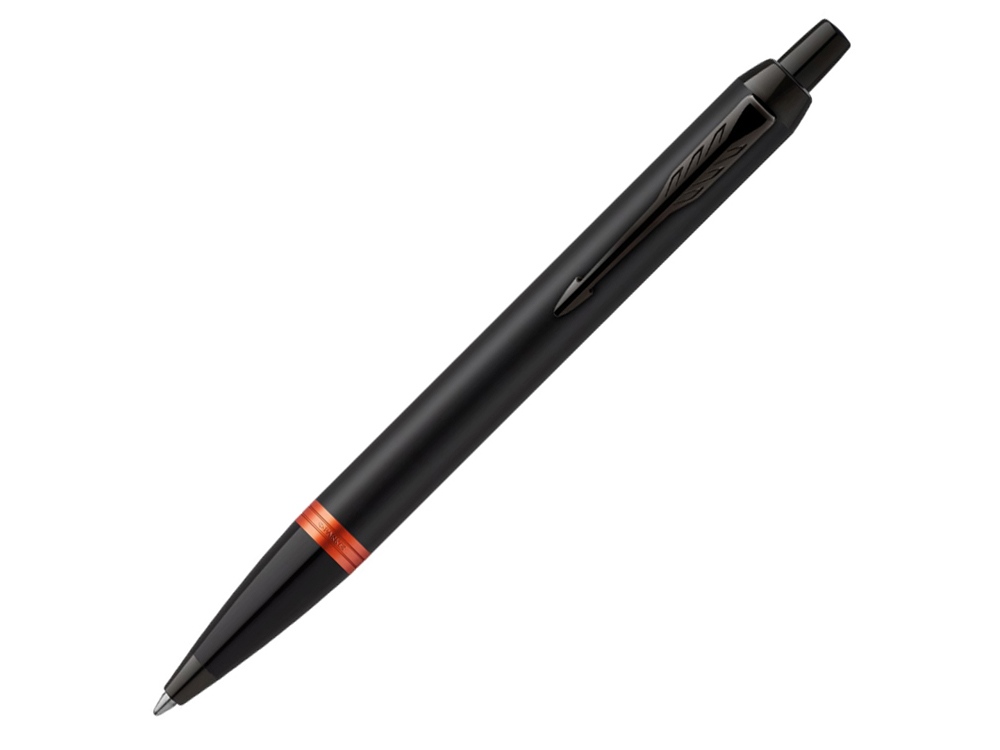 Ручка шариковая Parker IM Vibrant Rings Flame Orange с логотипом Parker | Print Logo