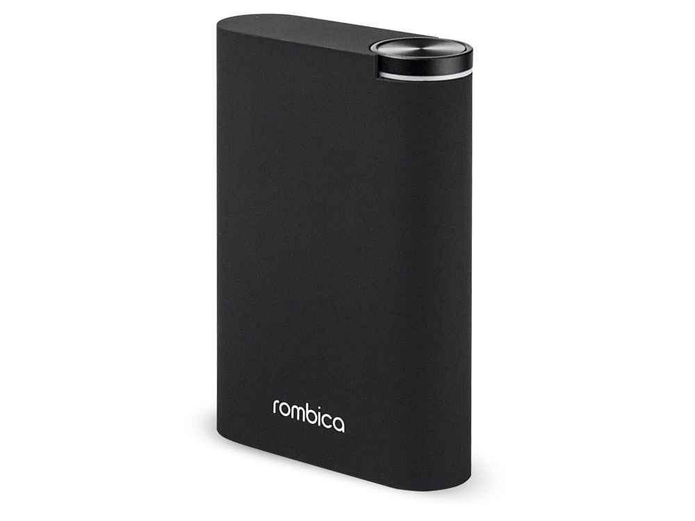 Внешний аккумулятор NEO Alfa Black, 8000mAh с логотипом Rombica | Print Logo