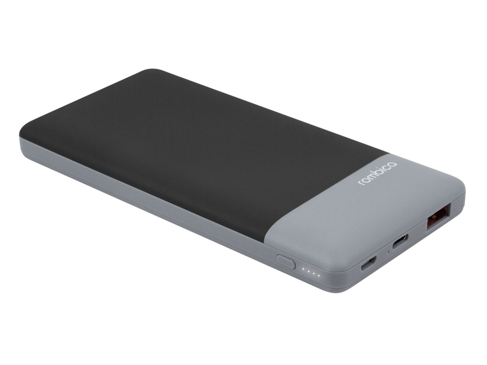 Внешний аккумулятор NEO Charge 1C, 10000 mAh с логотипом Rombica | Print Logo