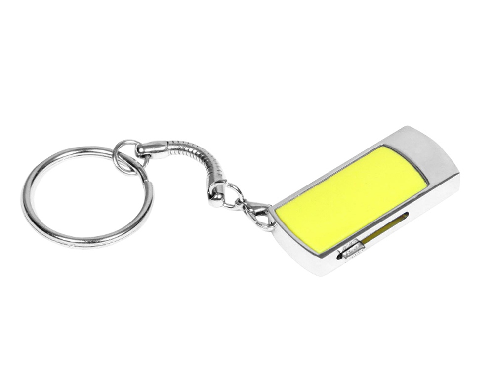 USB 2.0- флешка на 32 Гб с выдвижным механизмом и мини чипом с логотипом  | Print Logo