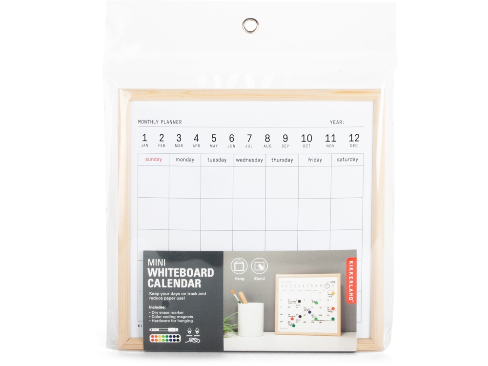 Календарь для заметок с маркером Whiteboard calendar