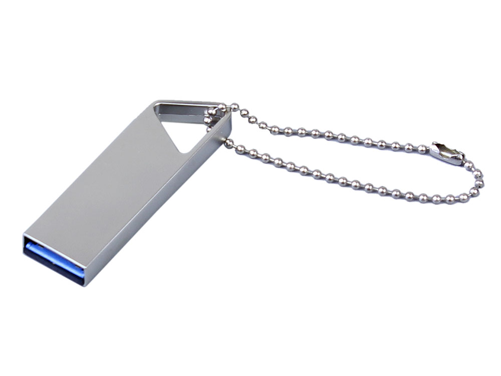 USB 2.0-флешка на 32 Гб с мини чипом и отверстием для цепочки с логотипом  | Print Logo