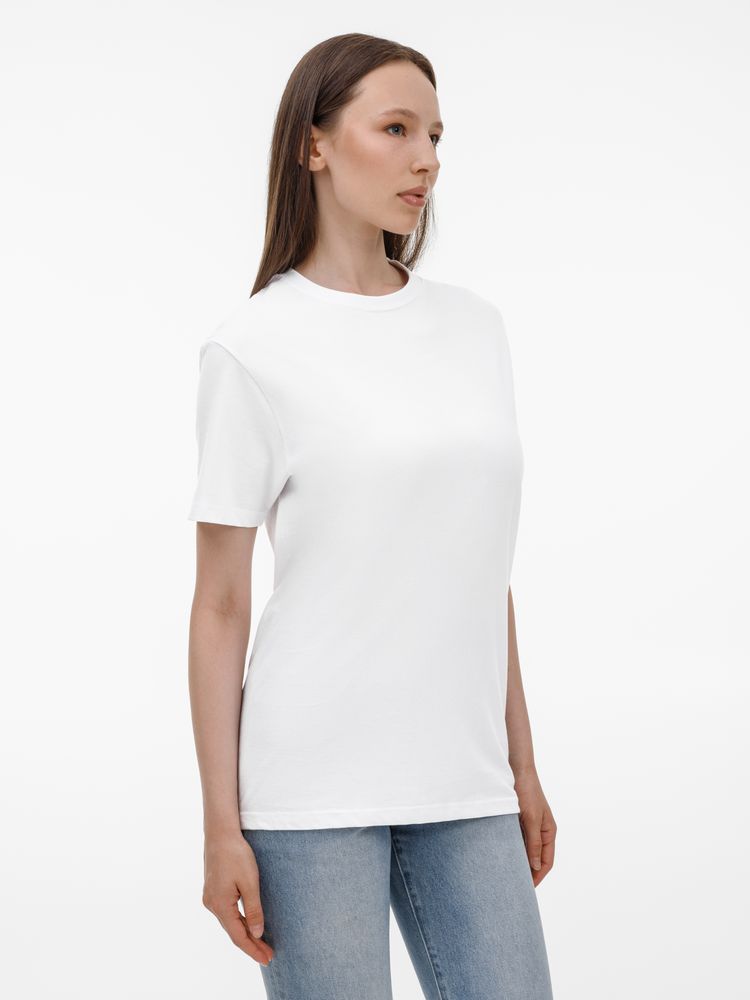 Футболка унисекс T-Bolka 180, белая, размер XS