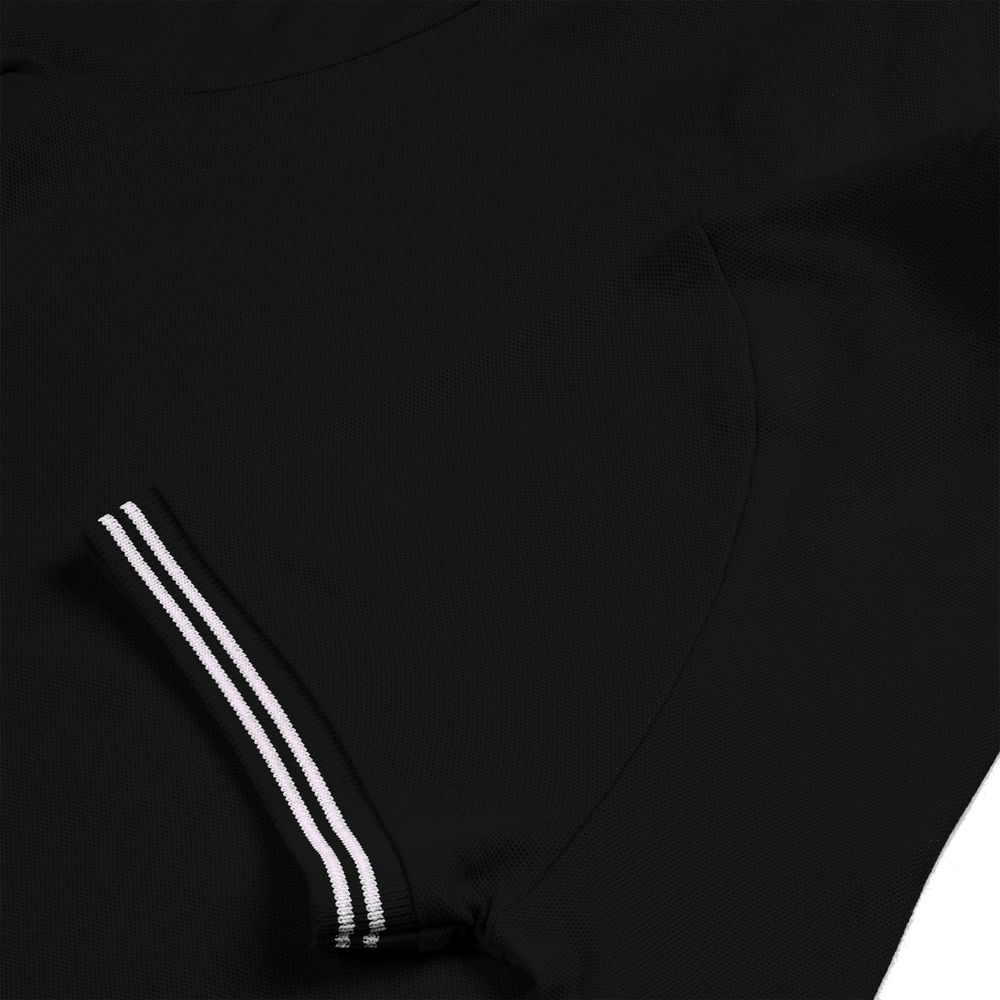 Рубашка поло женская Virma Stripes Lady, черная, размер M