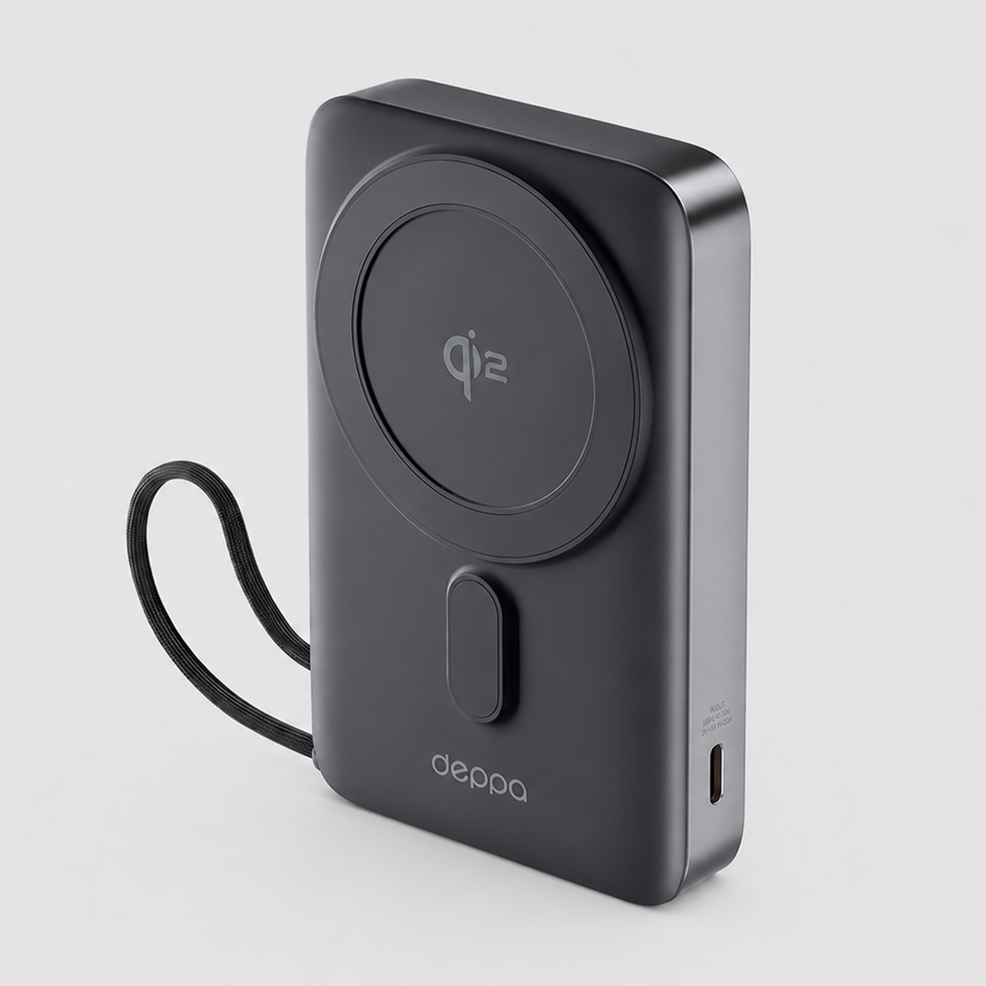 Внешний АКБ NRG MageSafe QI2 10000 мА-ч, 15Вт QI с логотипом Deppa | Print Logo