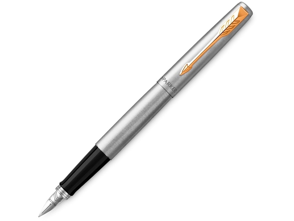 Ручка перьевая Parker Jotter Stainless, M с логотипом Parker | Print Logo