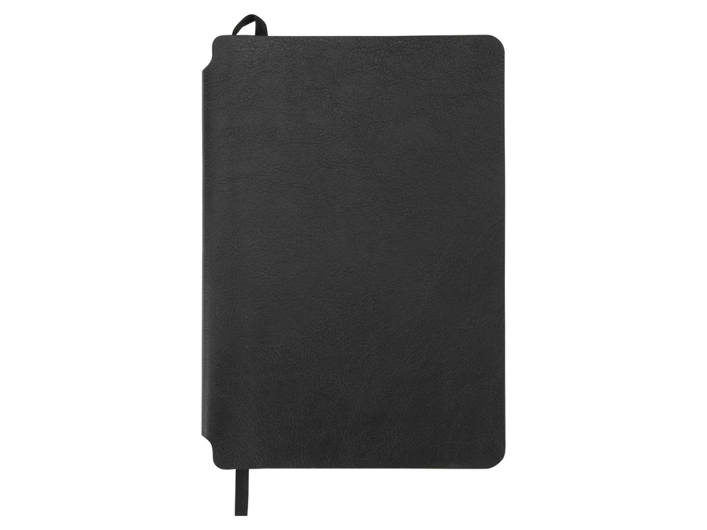 Блокнот Notepeno А5 с тонированными линованными страницами, черный (Р)