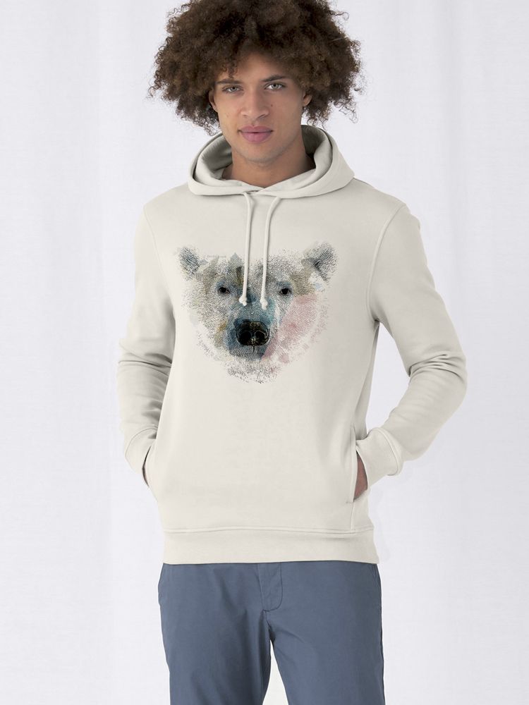 Худи Polar Bro — пример нанесения логотипа (Принтэссенция) | Print Logo