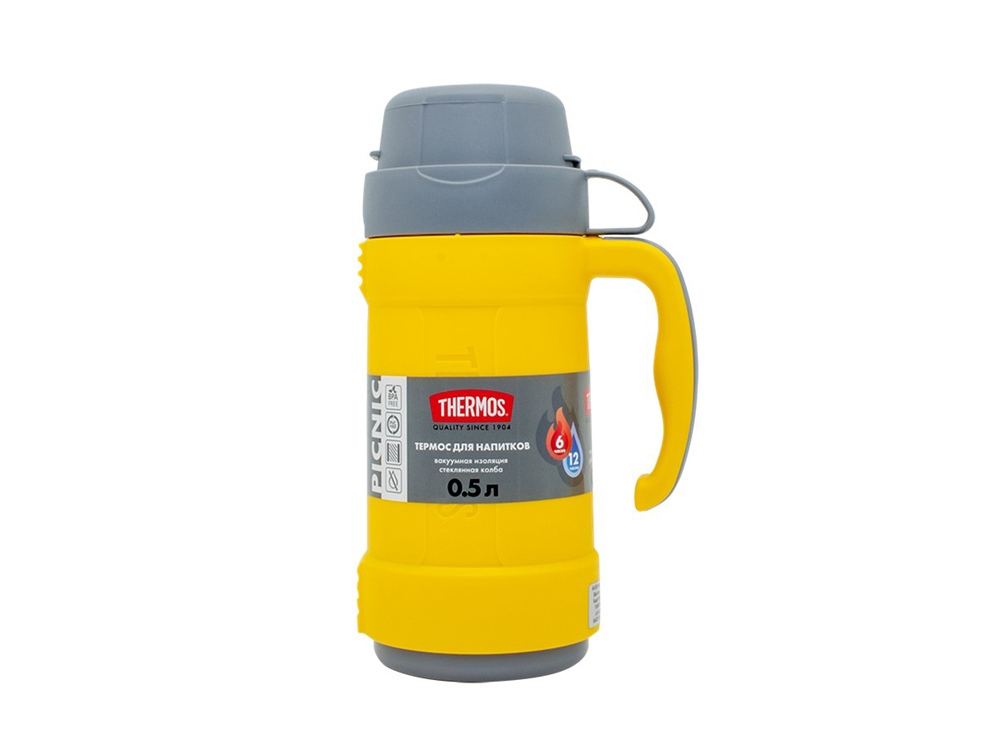 Термос со стеклянной колбой PICNIC 40 Series, 500 мл с логотипом THERMOS | Print Logo
