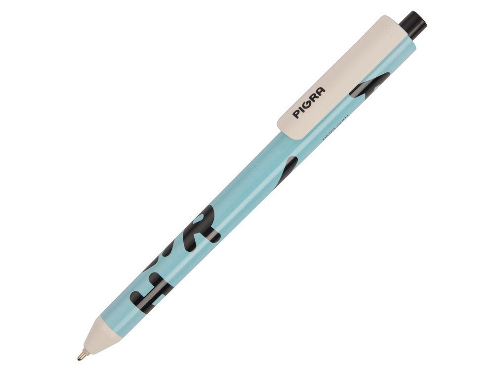 Ручка пластиковая шариковая Pigra P03 с круговым нанесением с логотипом Pigra | Print Logo
