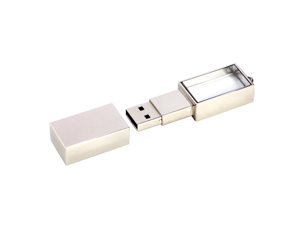 USB-флешка на 2 ГБ,  серебро