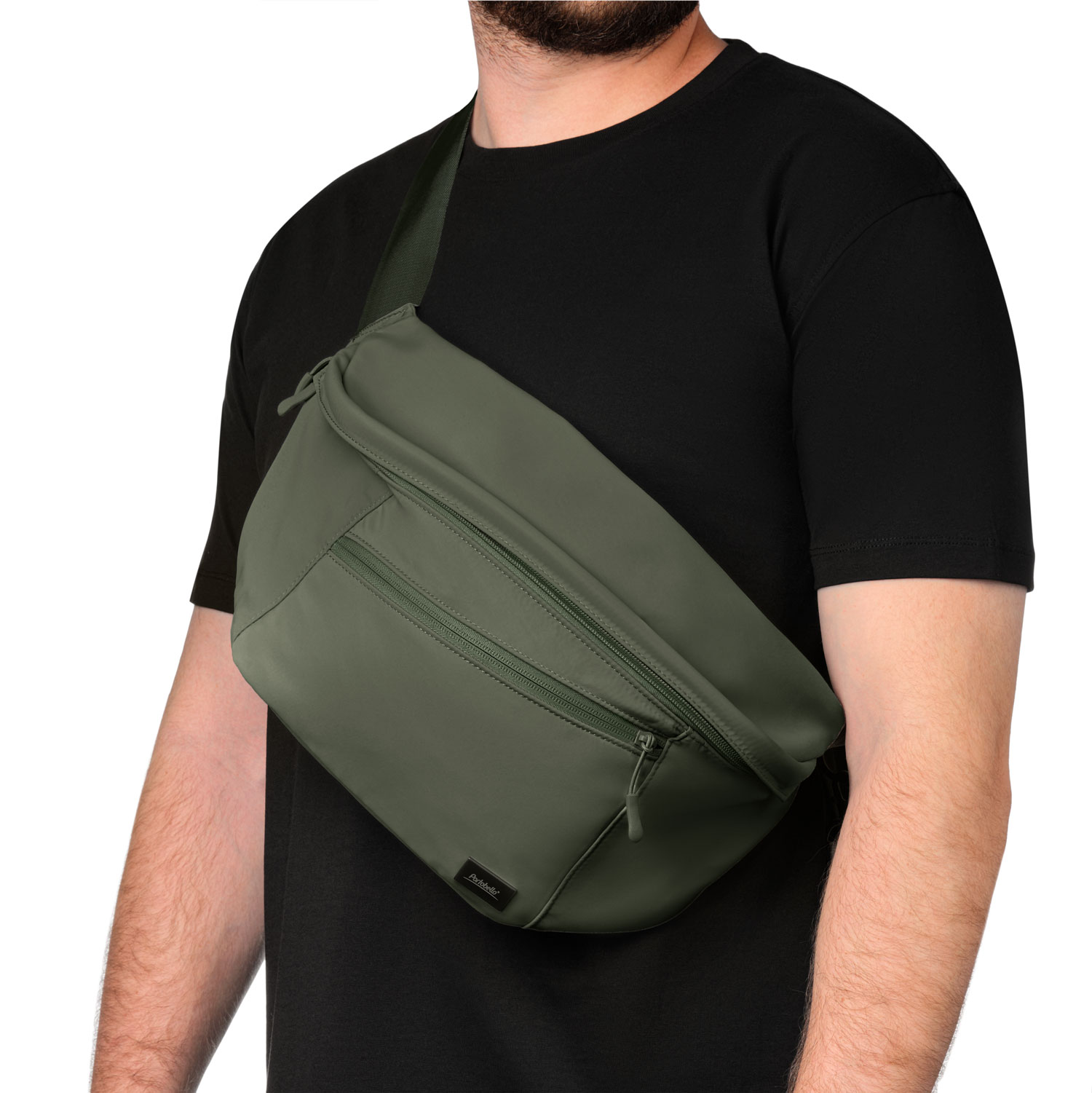 Сумка через плечо (cross body) Бостон (Boston), зеленая