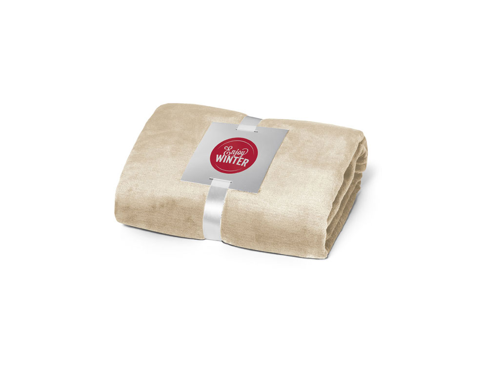 DYLEAF. Флисовый плед 240 г/м2, Бежевый
