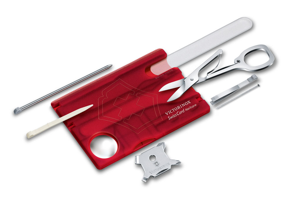 Швейцарская карточка SwissCard Nailcare, 13 функций фото на сайте  Print Logo.