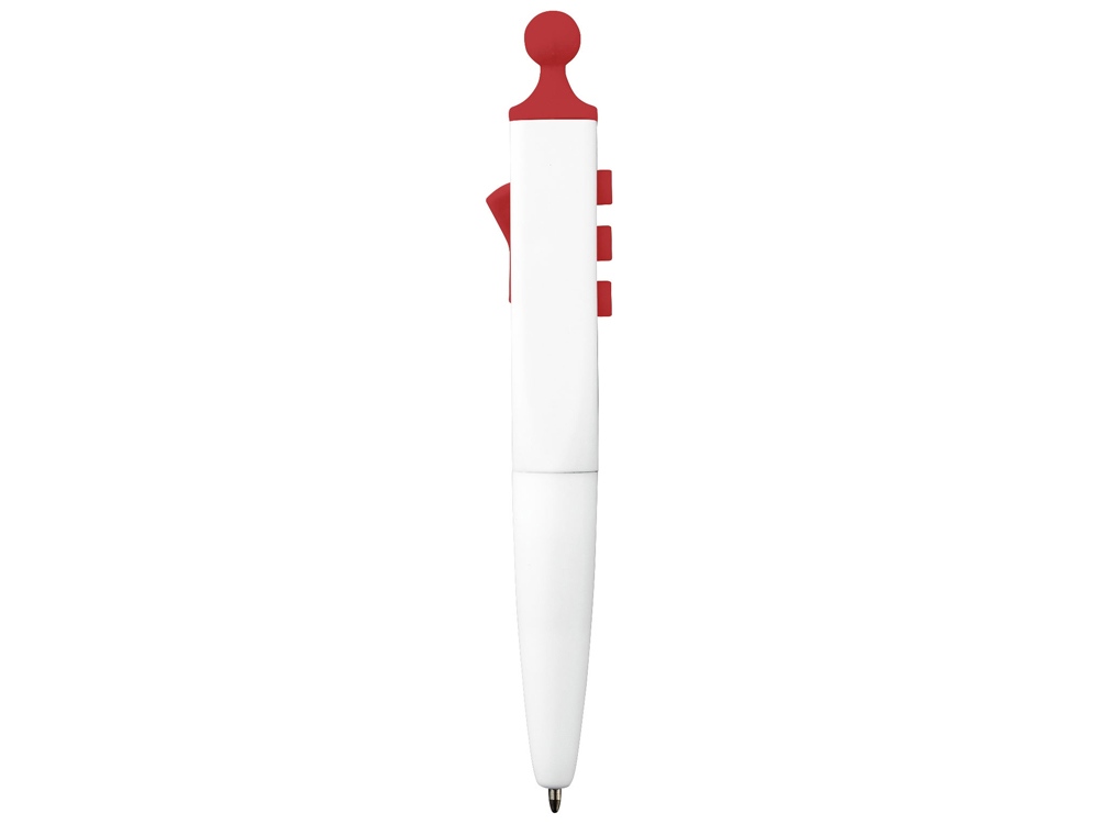 Ручка шариковая Clic Pen, белый/красный