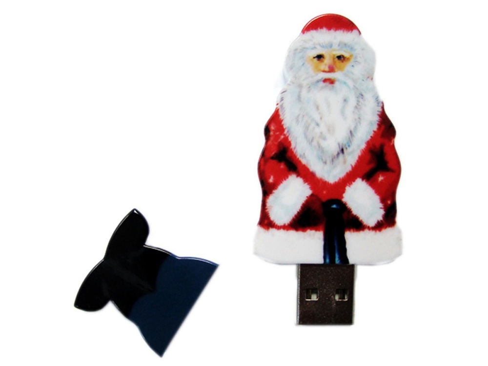 USB 2.0- флешка на 8 Гб Дед Мороз с логотипом  | Print Logo