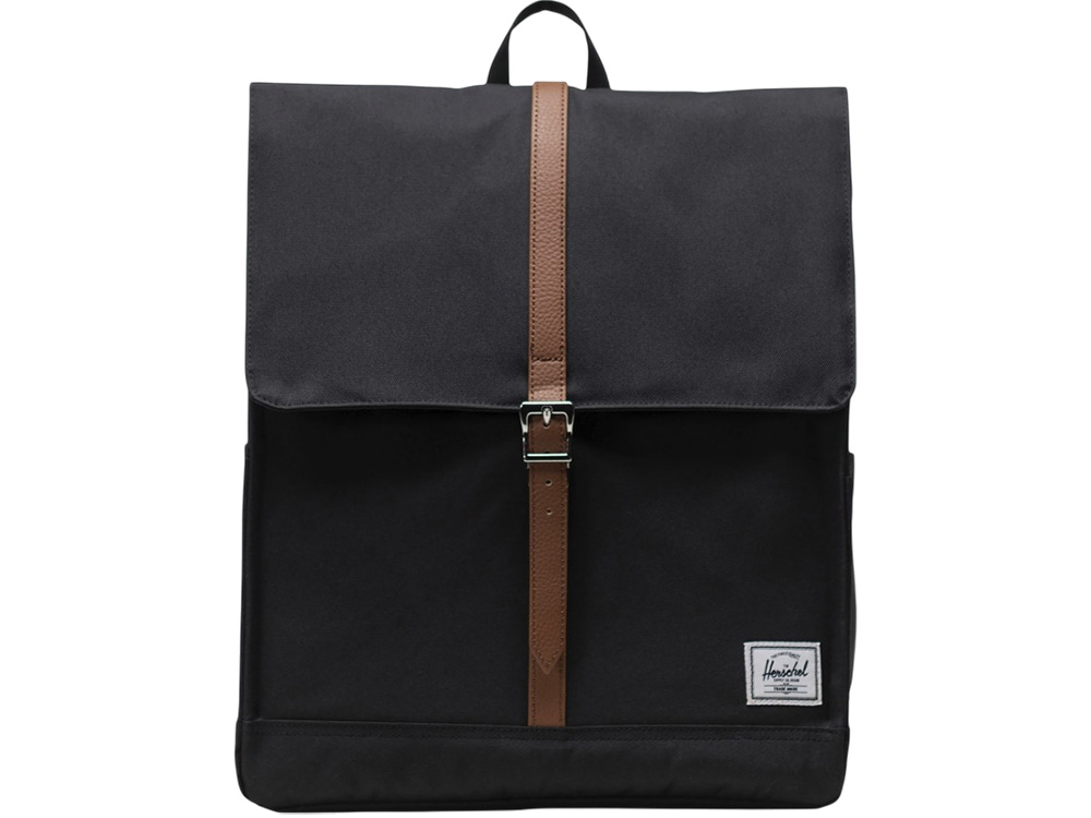 Herschel City рюкзак из переработанного материала объемом 16 л - сплошной черный