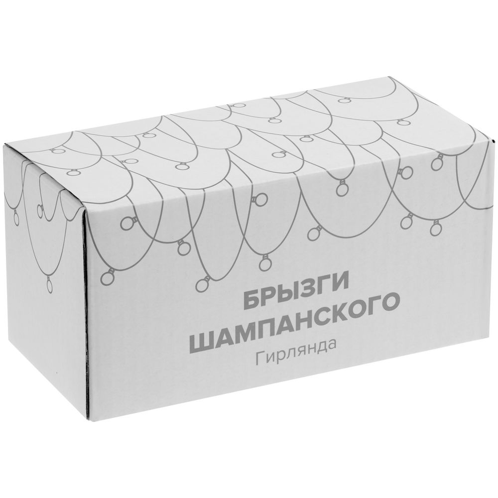 Гирлянда «Брызги шампанского» — пример нанесения логотипа () | Print Logo