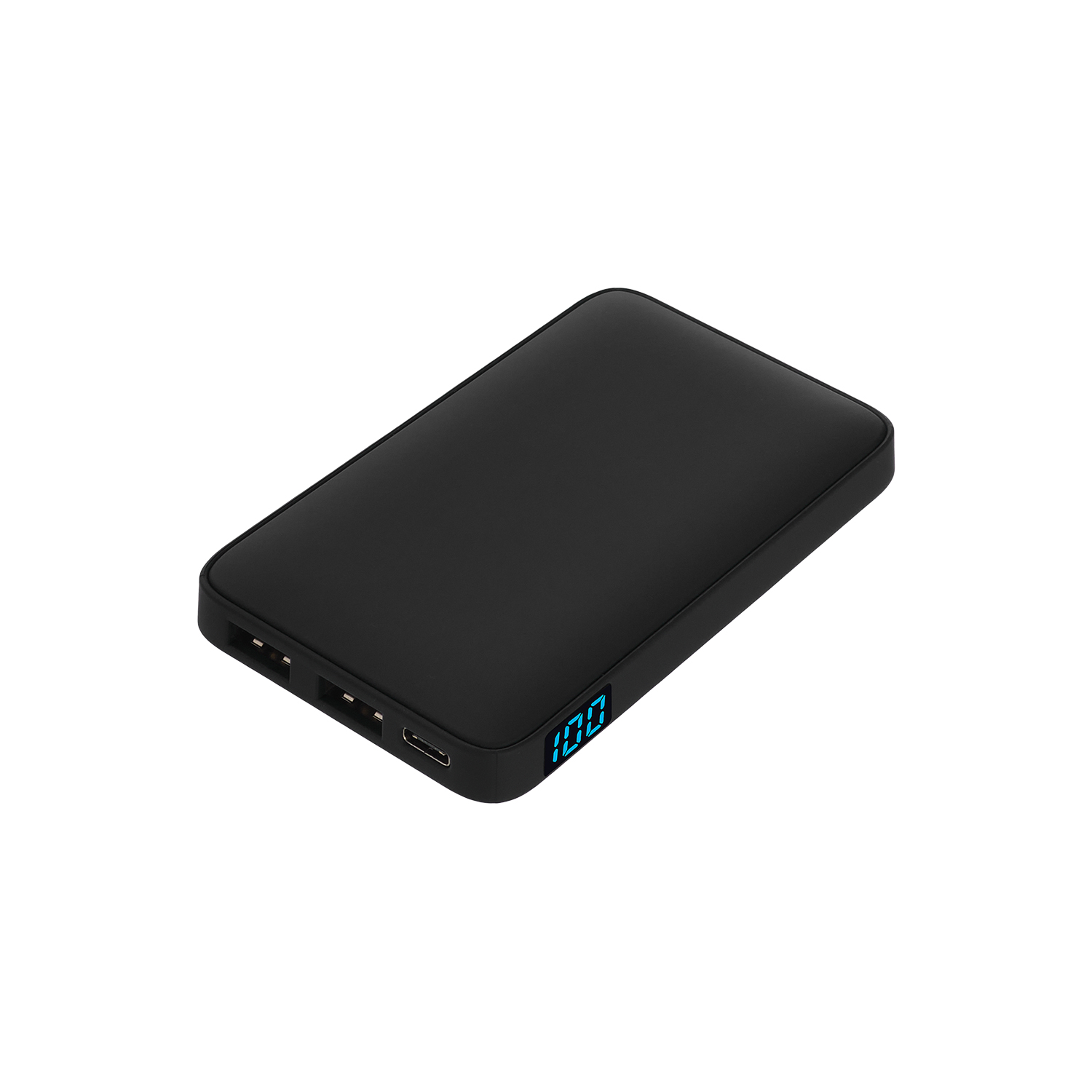 Внешний аккумулятор с подсветкой Анкор (Ancor) 5000 mAh, салатовый с логотипом Portobello Внешние Аккумуляторы | Print Logo