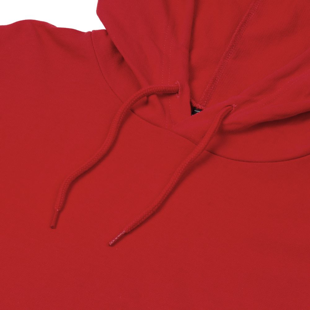 Толстовка с капюшоном унисекс Hoodie, красная, размер XXL