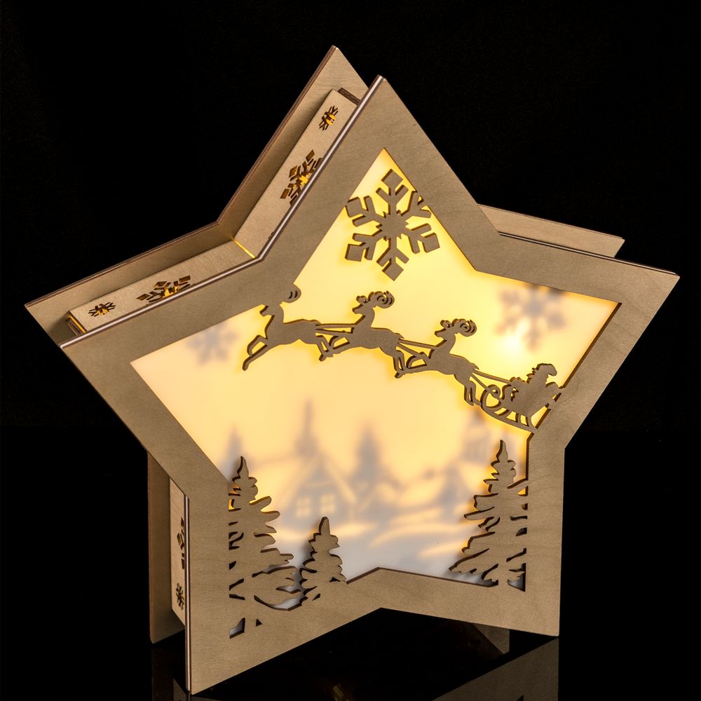 Светильник Xmas Mood с логотипом  | Print Logo