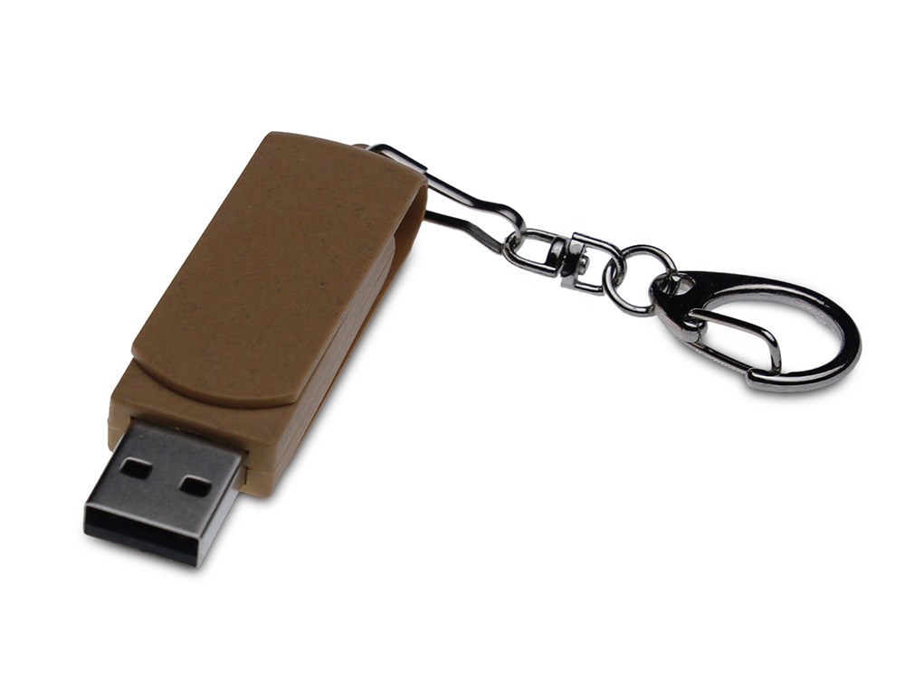 USB 2.0- флешка промо Варуна на 512 Мбайт с поворотным механизмом с логотипом  | Print Logo