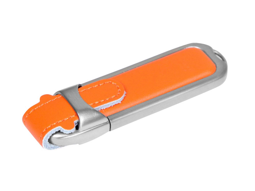 USB 3.0- флешка на 128 Гб с массивным классическим корпусом с логотипом  | Print Logo
