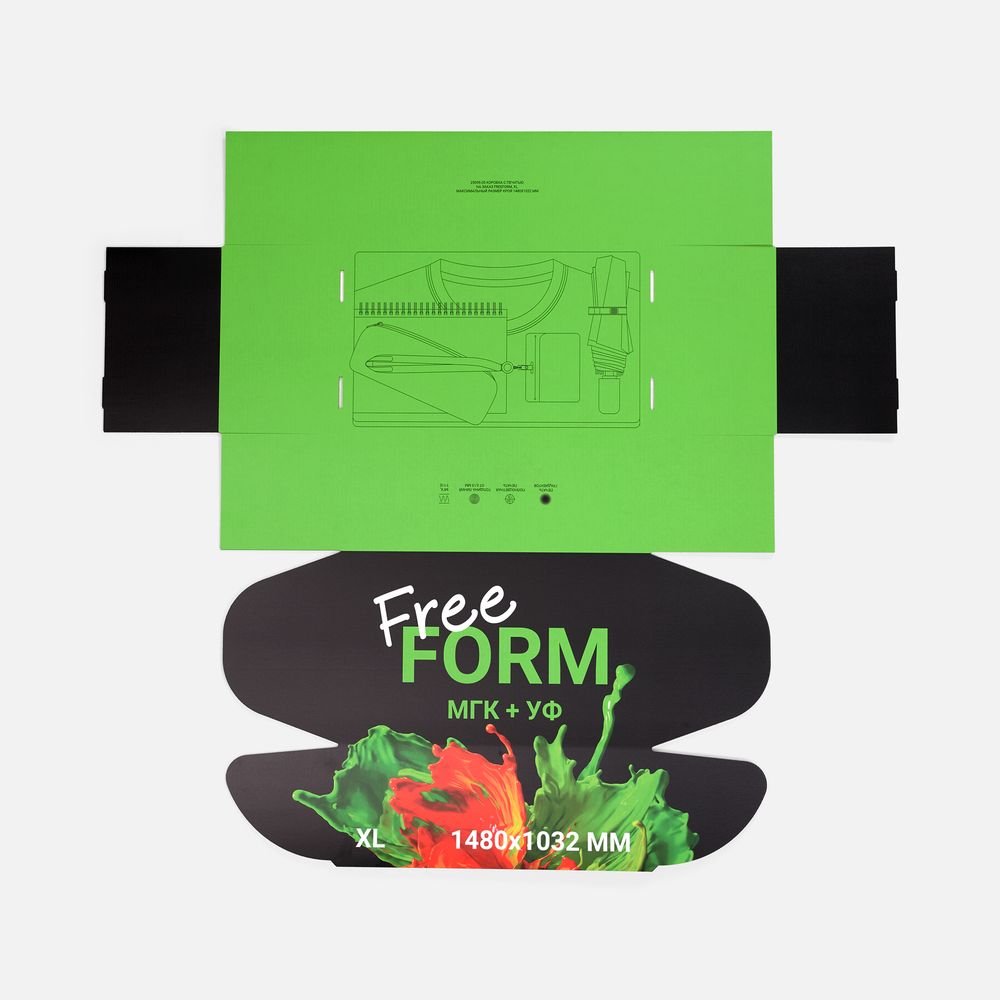 Коробка с печатью на заказ Freeform