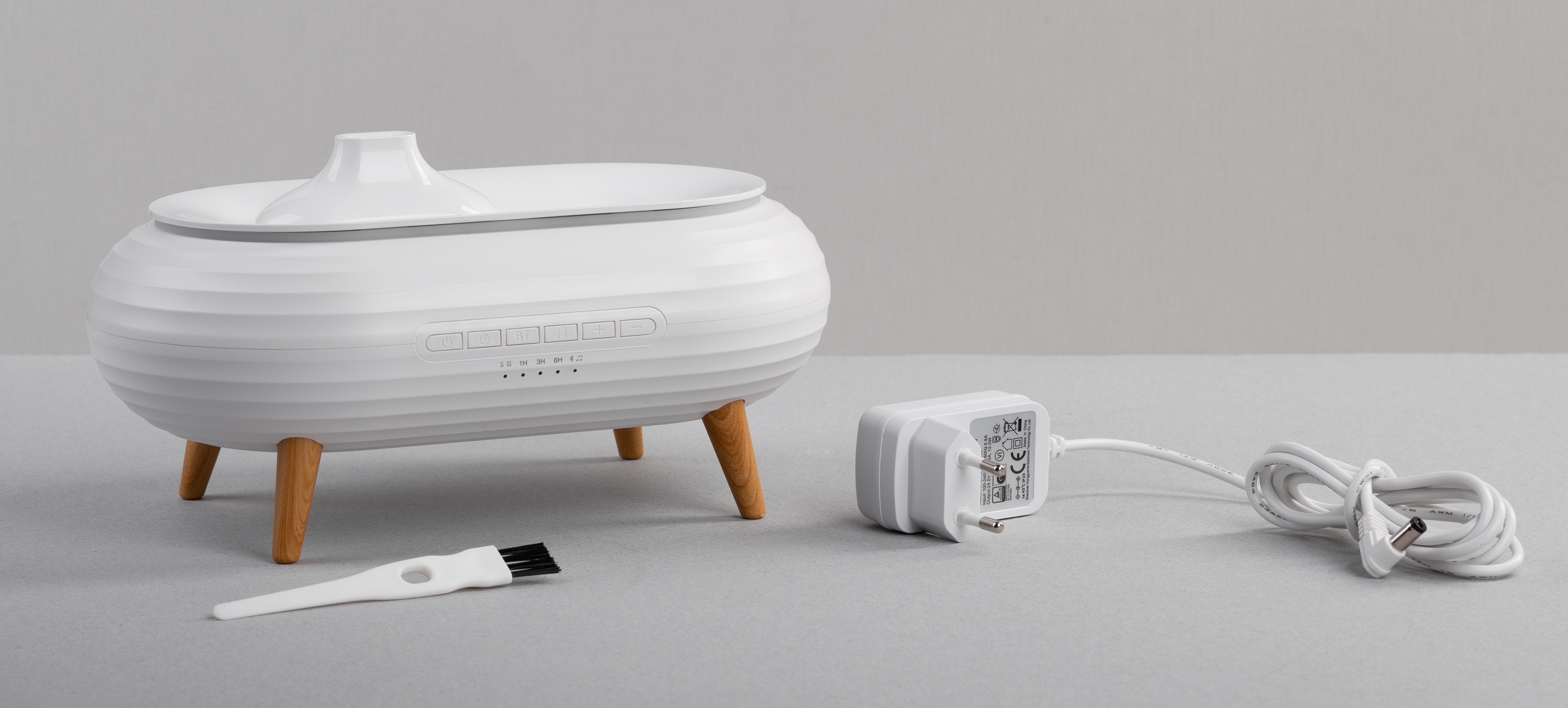 Увлажнитель воздуха "Smart Air" с bluetooth-колонкой, мелодиями и релаксирующими шумами, с подсветкой и ароматизатором, белый