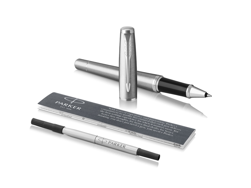 Ручка роллер Parker Urban Core Metro Metallic CT, серебристый